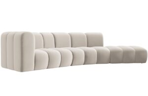 Micadoni Sametová pohovka Lupine 335 cm