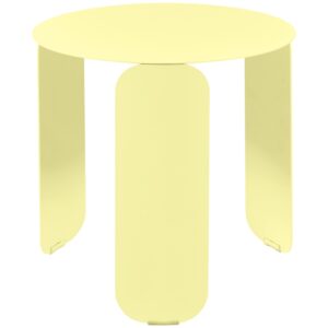 Citronově žlutý kovový zahradní odkládací stolek Fermob Bebop 45 cm