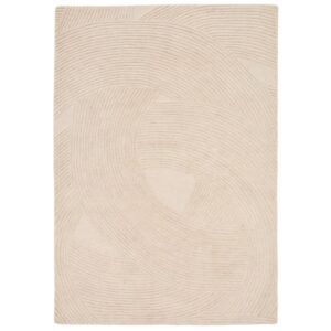 Bílý vlněný koberec Kave Home Domm 200 x 300 cm