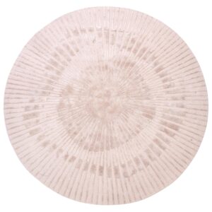 Fargotex Béžový kulatý koberec Radius 250 cm