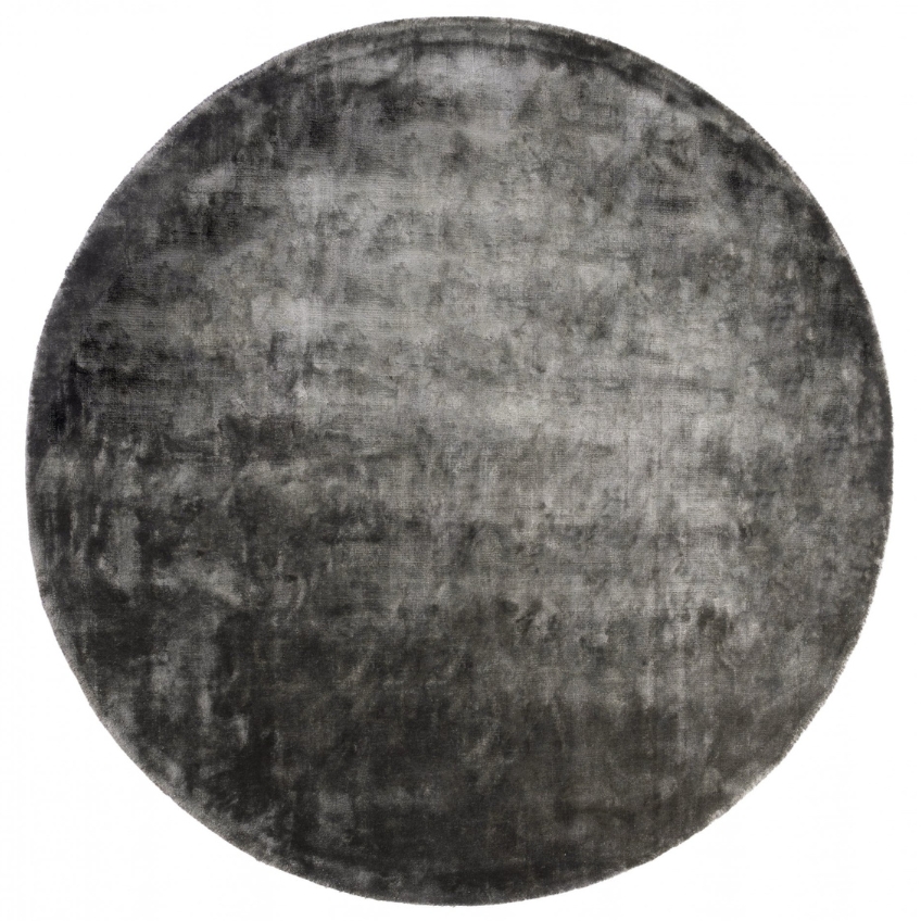 Fargotex Tmavě šedý kulatý koberec Aracelis 200 cm