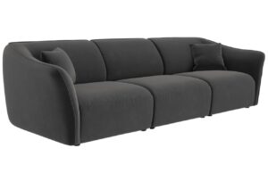 Cosmopolitan Design Sametová pohovka Tokyo 292 cm