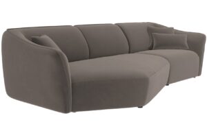 Cosmopolitan Design Sametová pohovka Tokyo 292 cm