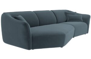 Cosmopolitan Design Sametová pohovka Tokyo 292 cm