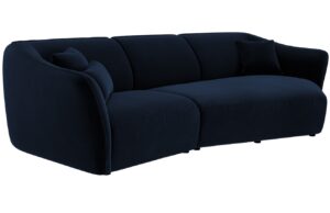 Cosmopolitan Design Sametová pohovka Tokyo 292 cm