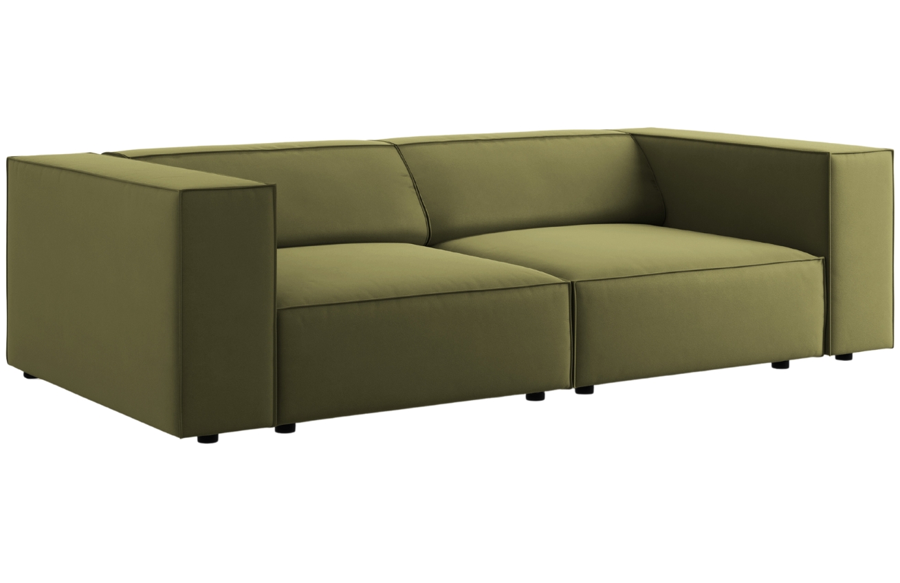 Cosmopolitan Design Sametová pohovka Arendal 204 cm