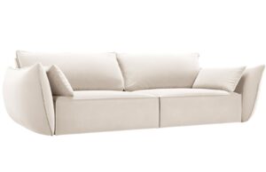 Micadoni Sametová pohovka Kaelle 208 cm
