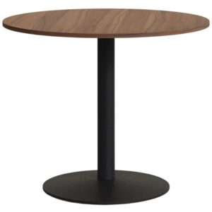 Ořechový bistro stolek Kave Home Esilda 90 cm