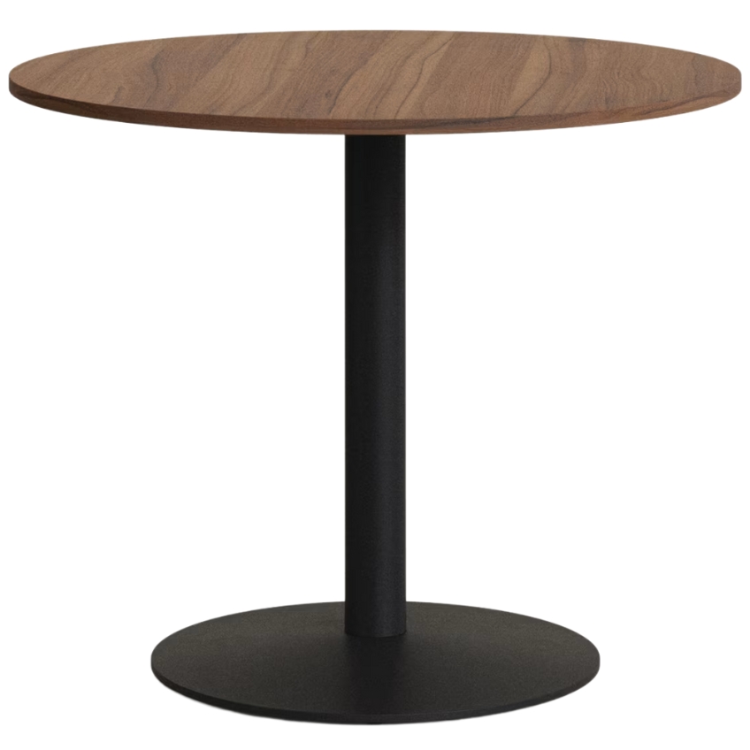 Ořechový bistro stolek Kave Home Esilda 90 cm