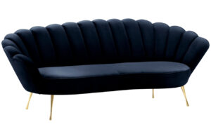 Cosmopolitan Design Sametová pohovka Kingston 224 cm