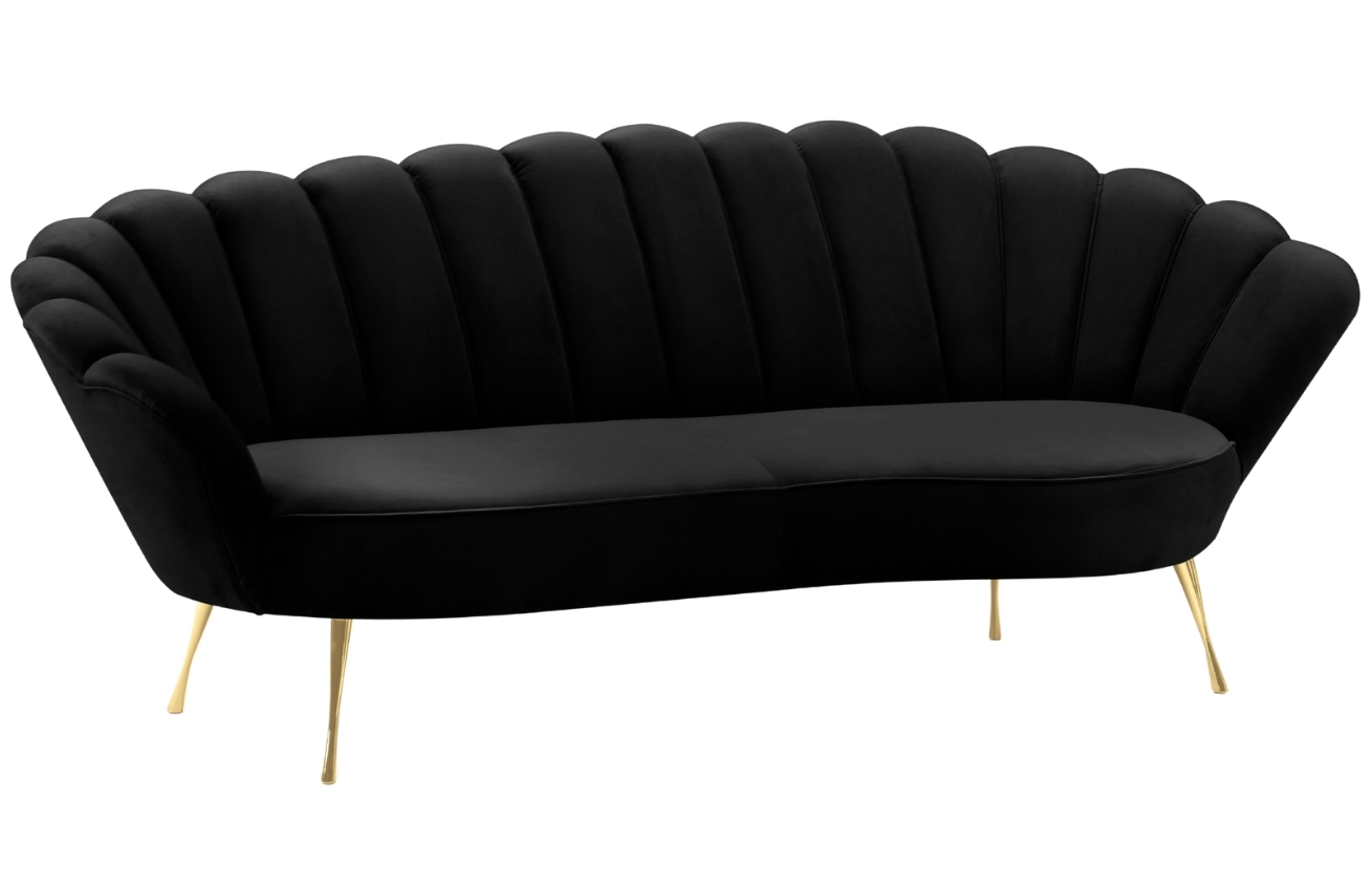 Cosmopolitan Design Sametová pohovka Kingston 224 cm