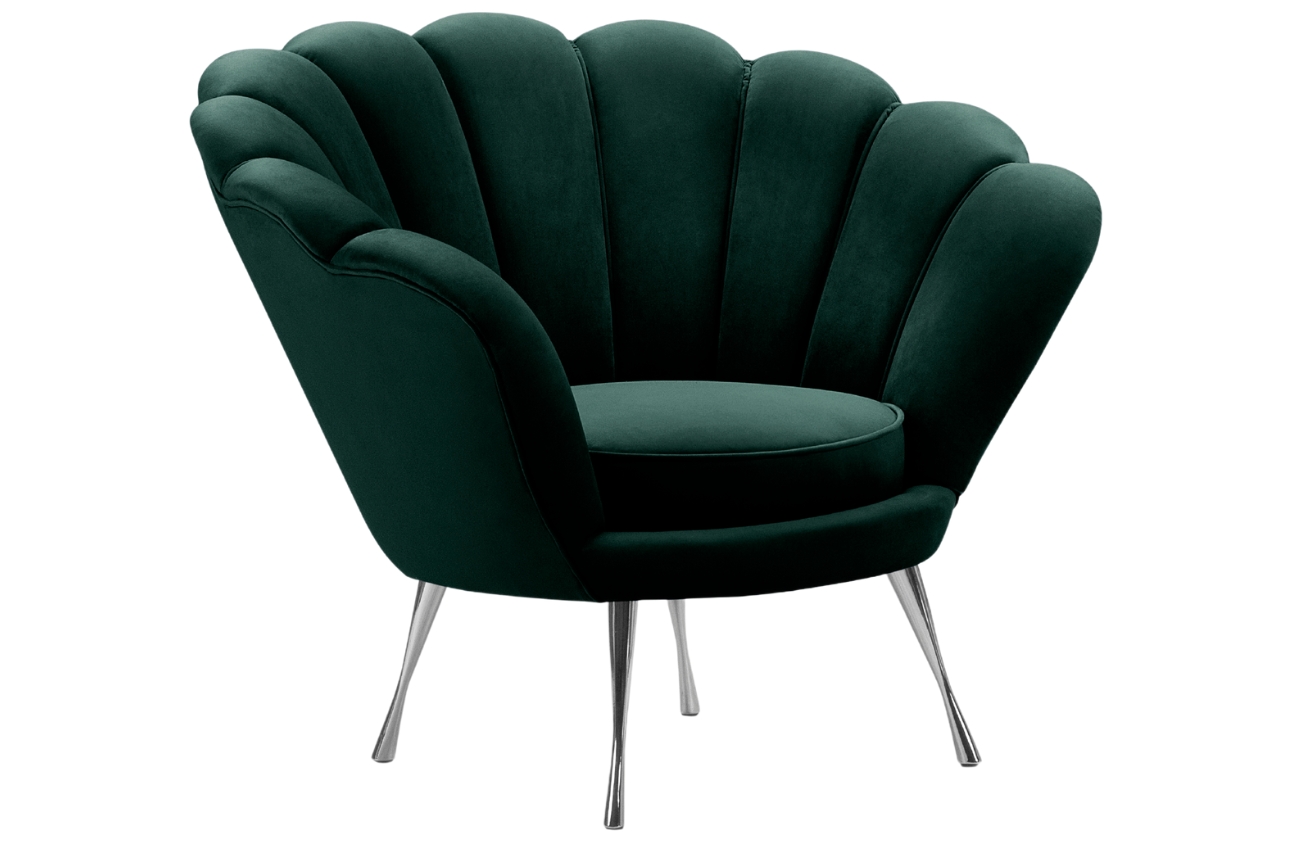 Cosmopolitan Design Sametové křeslo Kingston