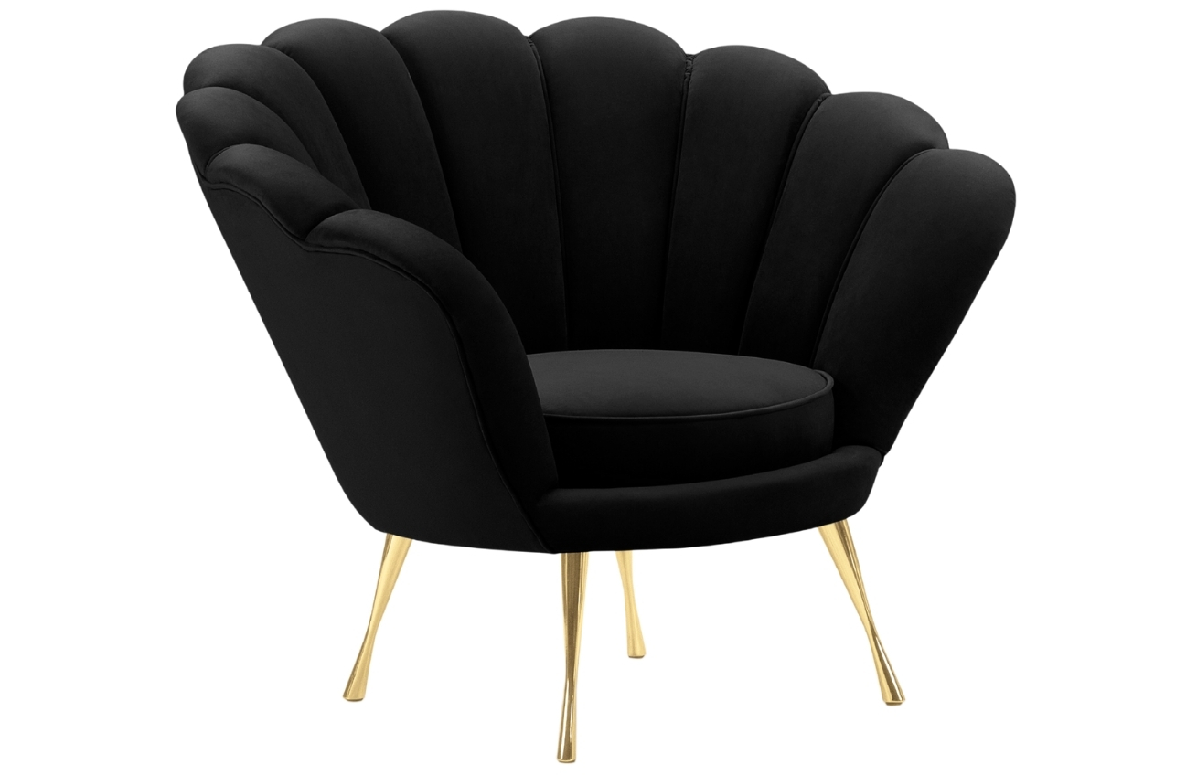 Cosmopolitan Design Sametové křeslo Kingston