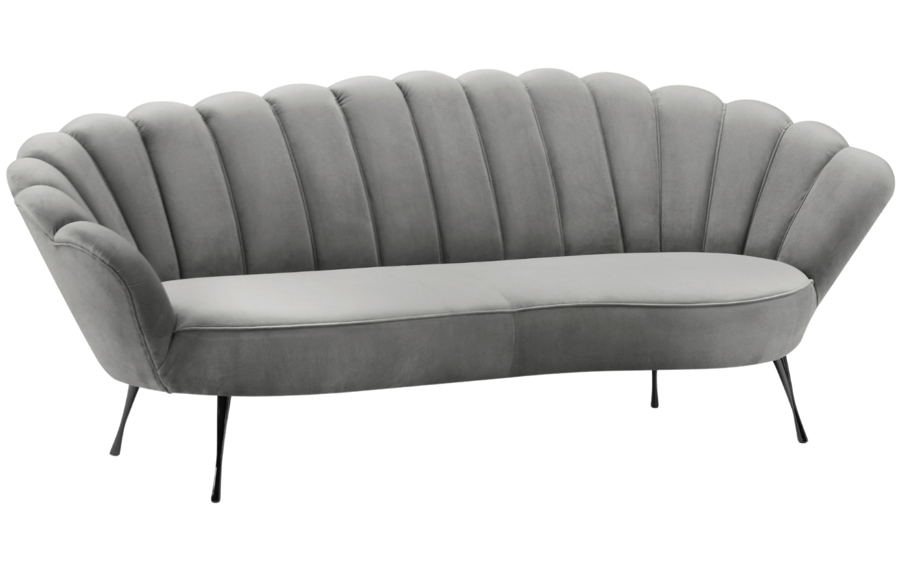 Cosmopolitan Design Sametová pohovka Kingston 224 cm