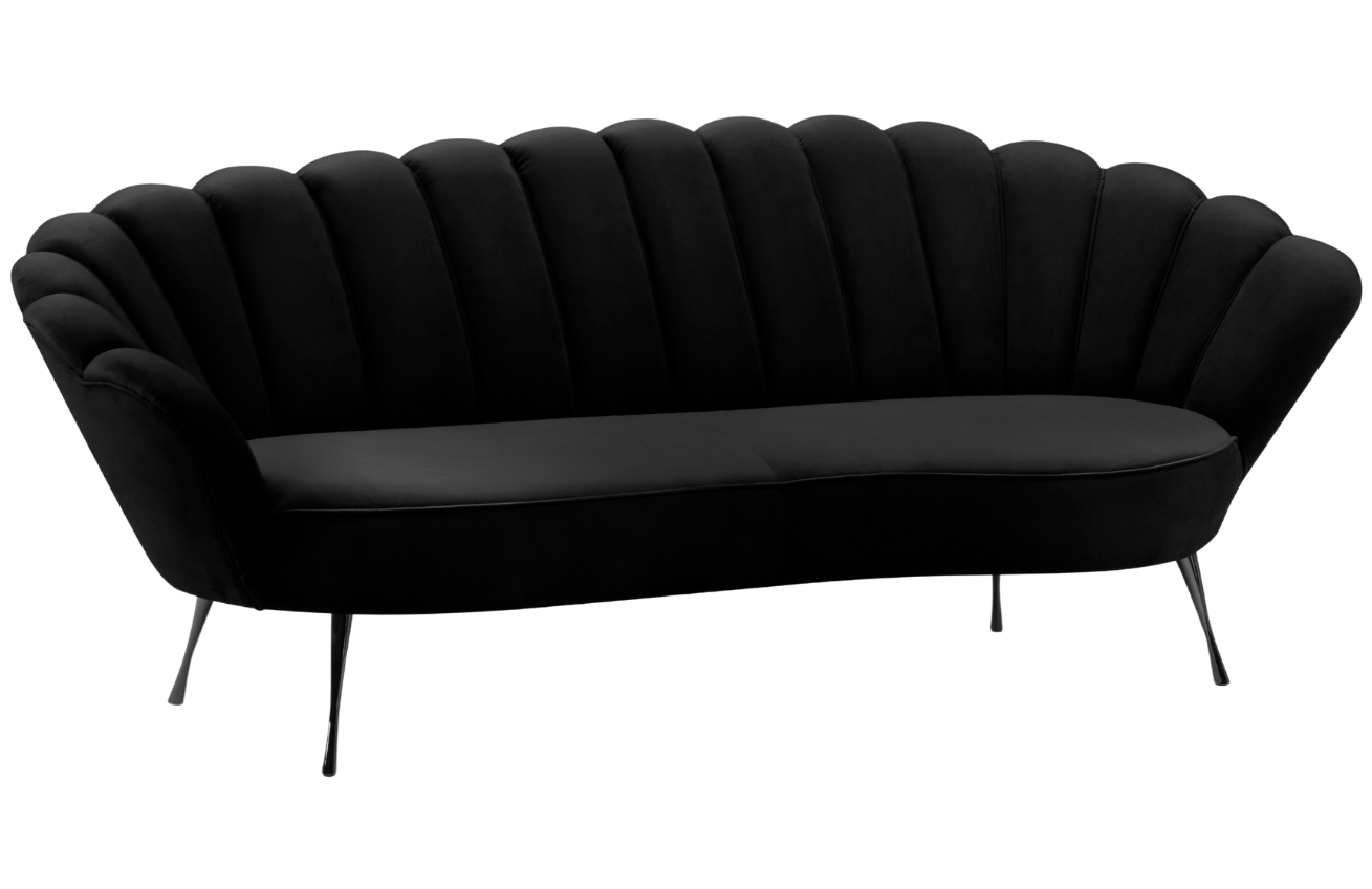 Cosmopolitan Design Sametová pohovka Kingston 224 cm