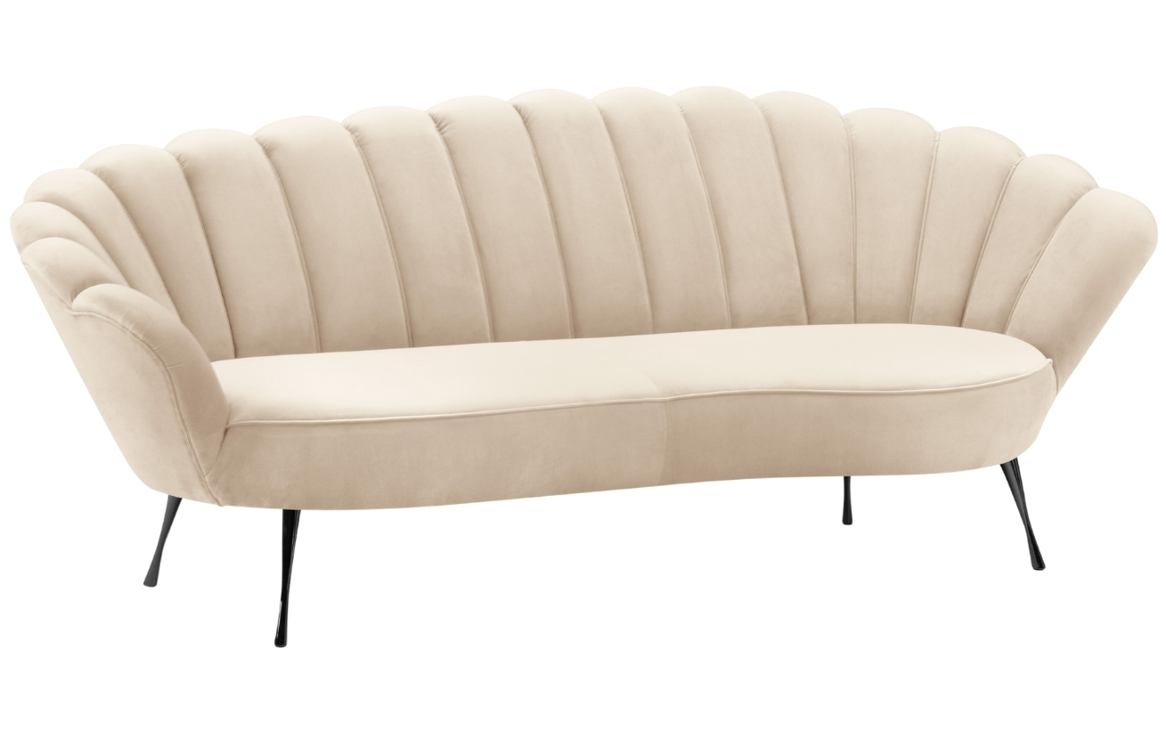 Cosmopolitan Design Sametová pohovka Kingston 224 cm