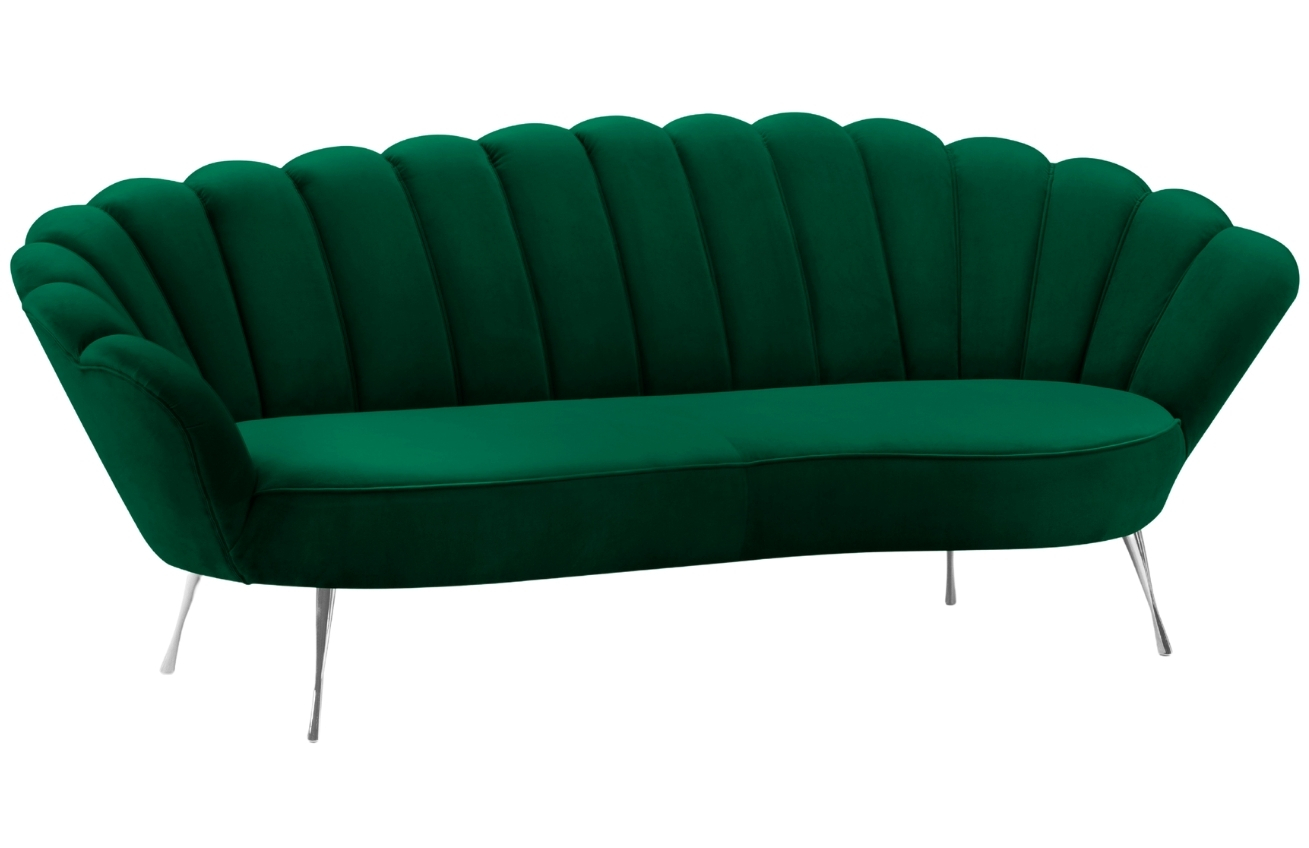 Cosmopolitan Design Sametová pohovka Kingston 224 cm