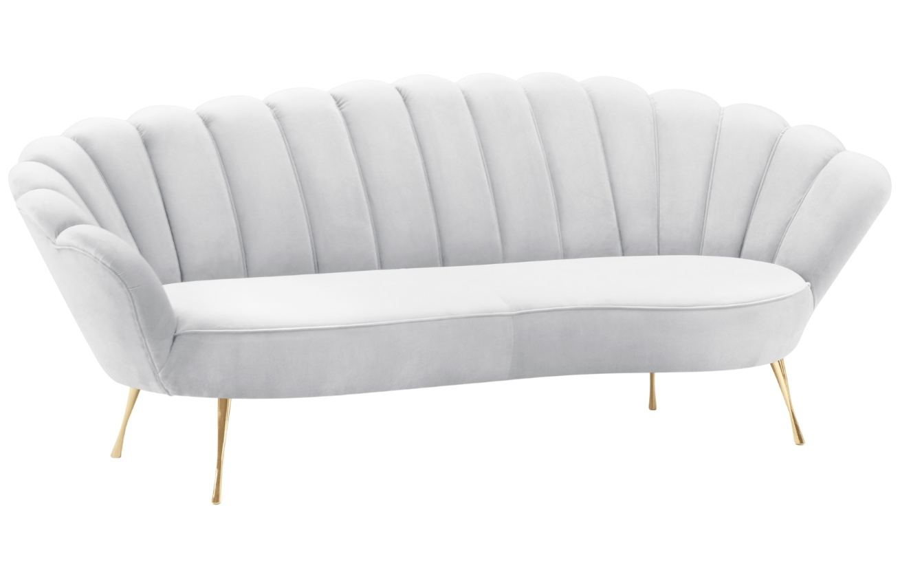 Cosmopolitan Design Sametová pohovka Kingston 224 cm