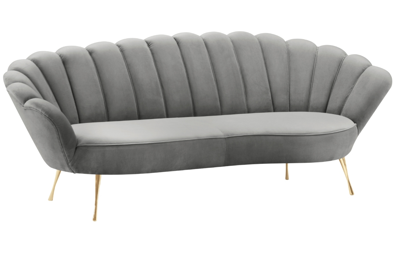 Cosmopolitan Design Sametová pohovka Kingston 224 cm