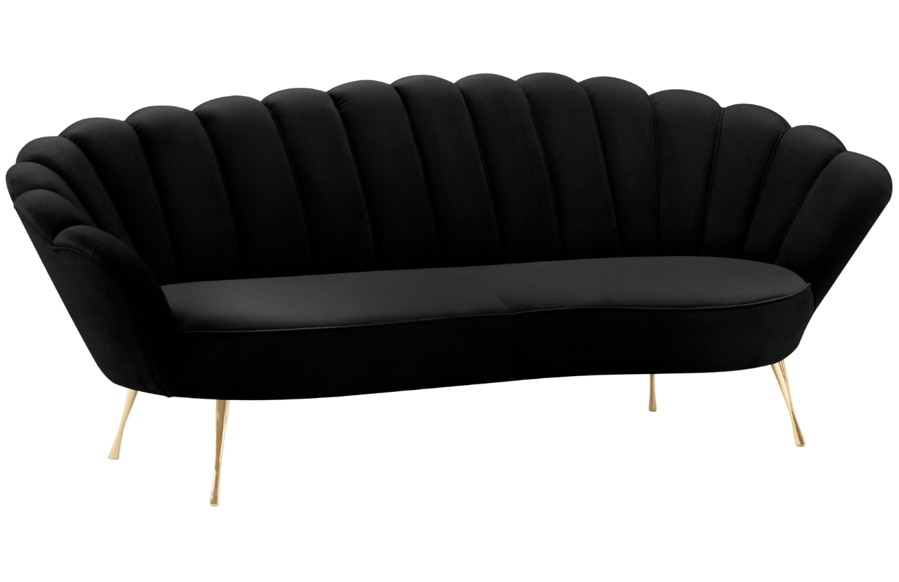 Cosmopolitan Design Sametová pohovka Kingston 224 cm