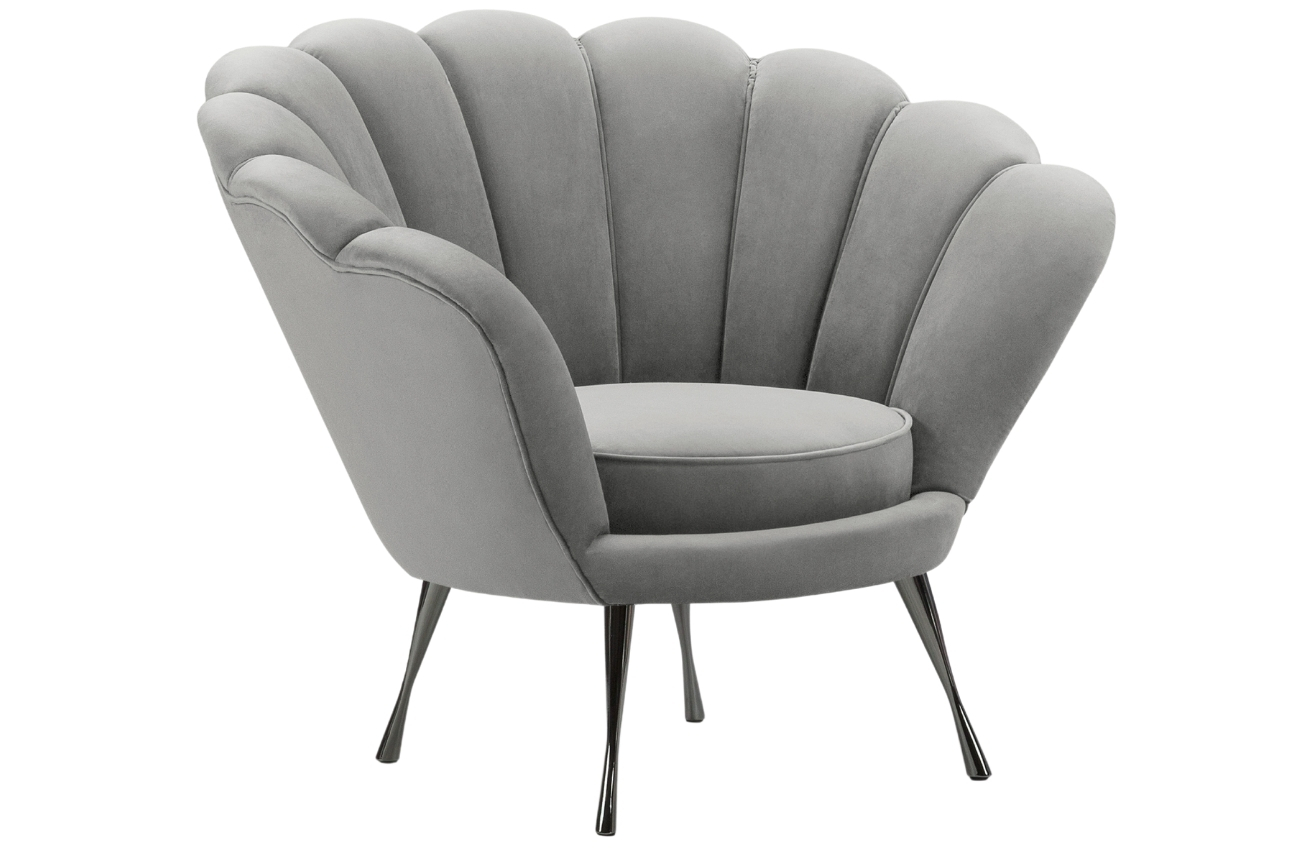 Cosmopolitan Design Sametové křeslo Kingston