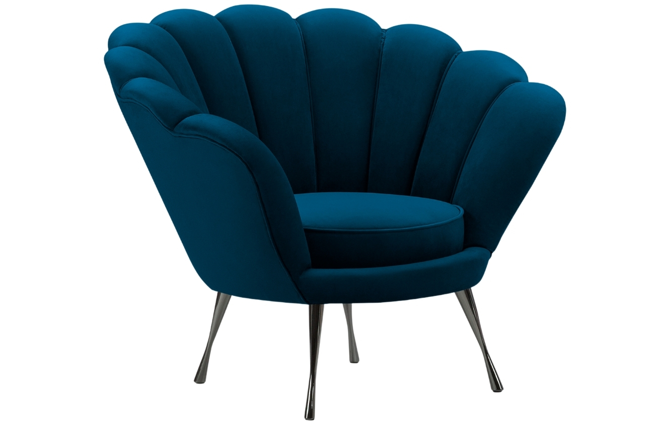 Cosmopolitan Design Sametové křeslo Kingston