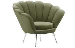 Cosmopolitan Design Sametové křeslo Kingston