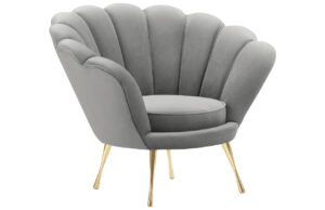 Cosmopolitan Design Sametové křeslo Kingston