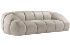 Micadoni Sametová pohovka Diana 254 cm