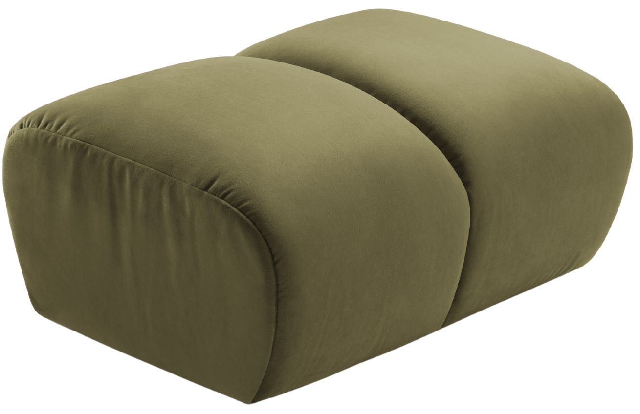 Micadoni Sametová podnožka Diana 82 x 60 cm