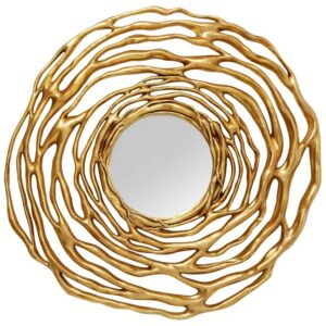 Kare Design Závěsné zrcadlo Twiggy Ø 121cm