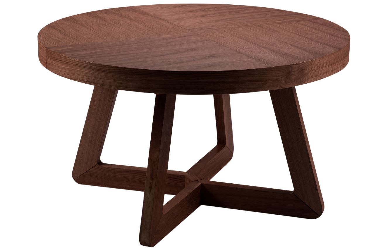 Micadoni Dubový rozkládací jídelní stůl Dustin 130/230 x 130 cm