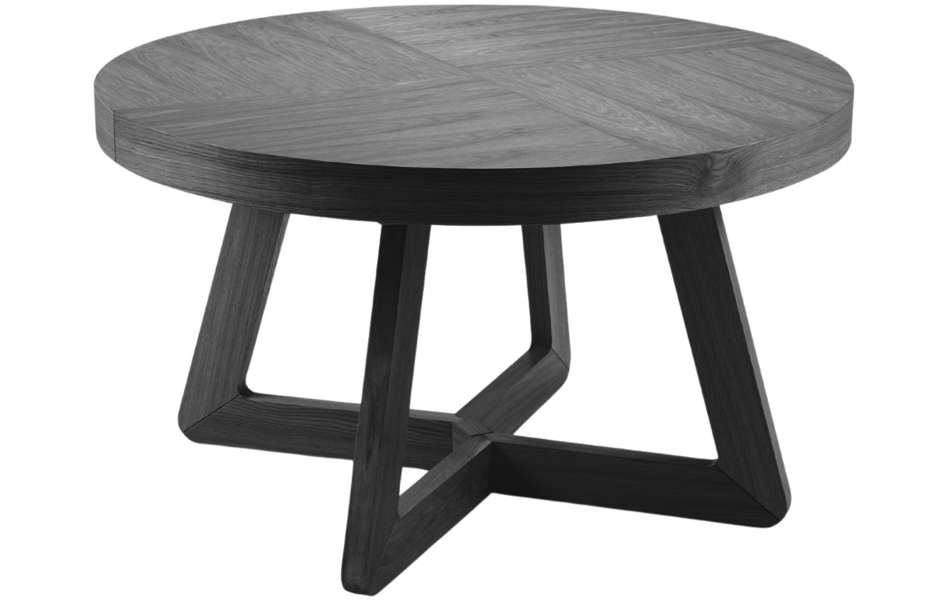 Micadoni Dubový rozkládací jídelní stůl Dustin 130/230 x 130 cm