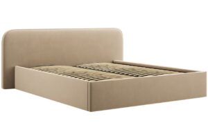 Micadoni Sametová postel Elizabeth 180 x 200 cm s úložným prostorem