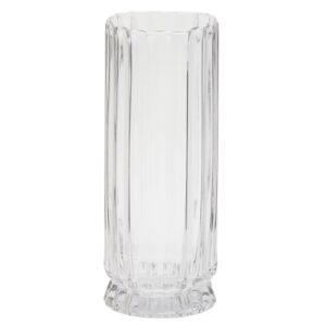 Kave Home Skleněná váza Neblan 30 cm