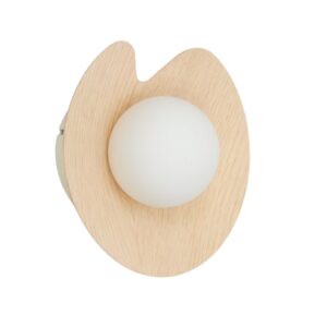 Dřevěné nástěnné světlo Kave Home Wilara 11 cm