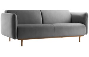 Micadoni Sametová pohovka Noomi 162 cm