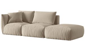 Micadoni Sametová pohovka Chris 315 cm