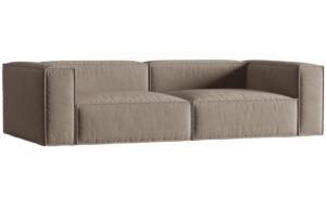 Micadoni Sametová pohovka Nuria 290 cm