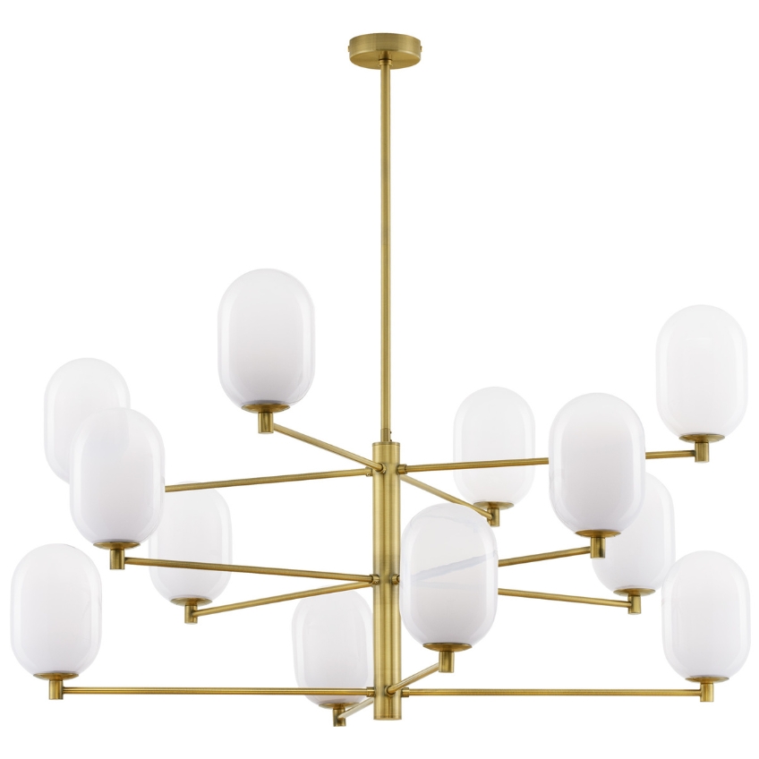 Nova Luce Skleněné závěsné světlo Balor 100 cm