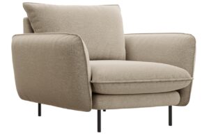 Cosmopolitan Design Béžové čalouněné křeslo Vienna