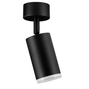Nova Luce Černé kovové bodové světlo Mao 5