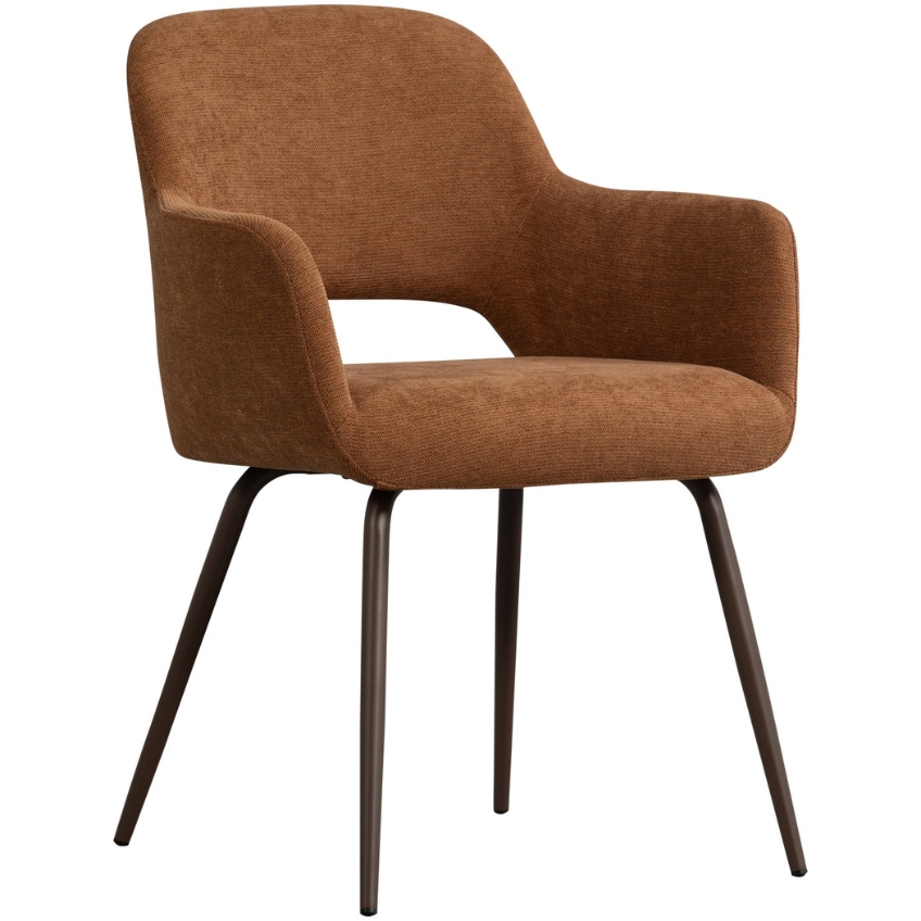 WOOOD Hnědá jídelní židle Ginny