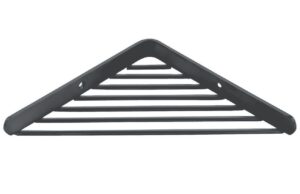 Cosmic Černá kovová rohová koupelnová polička Logic