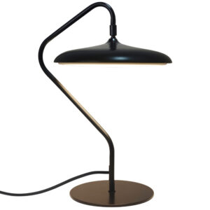 Nordlux Černá kovová stolní LED lampa Artist