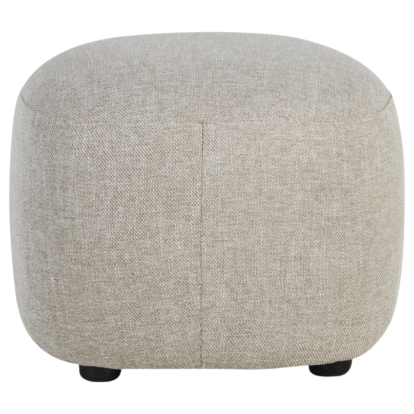 Světle hnědá čalouněná podnožka Quax Gomi 50 x 50 cm