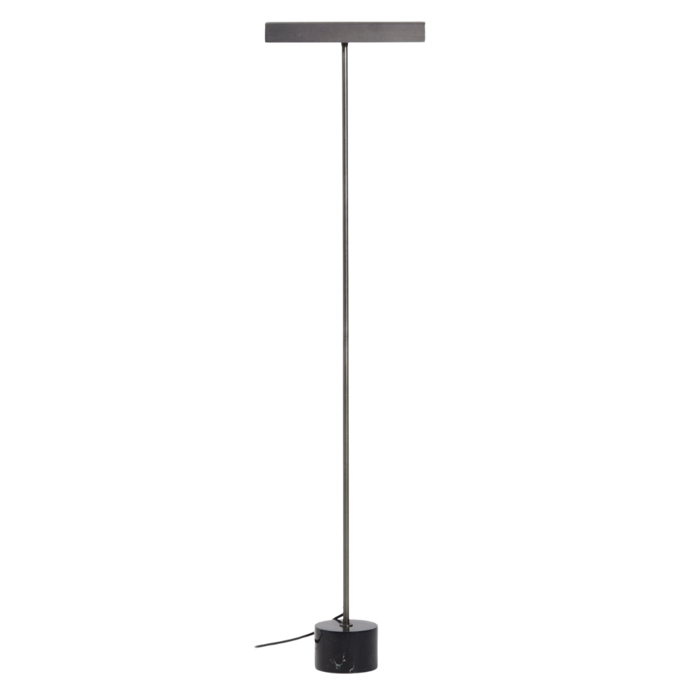 Kave Home Černá kovová stojací lampa Lynor 121 cm