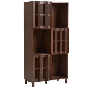 Ořechová knihovna Kave Home Beyla 170 x 84