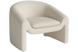 Bolia Krémově bílé bouclé křeslo Mielo