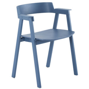 Gazzda Modrá dubová jídelní židle Flip